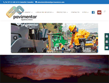 Tablet Screenshot of pavimentarsa.com